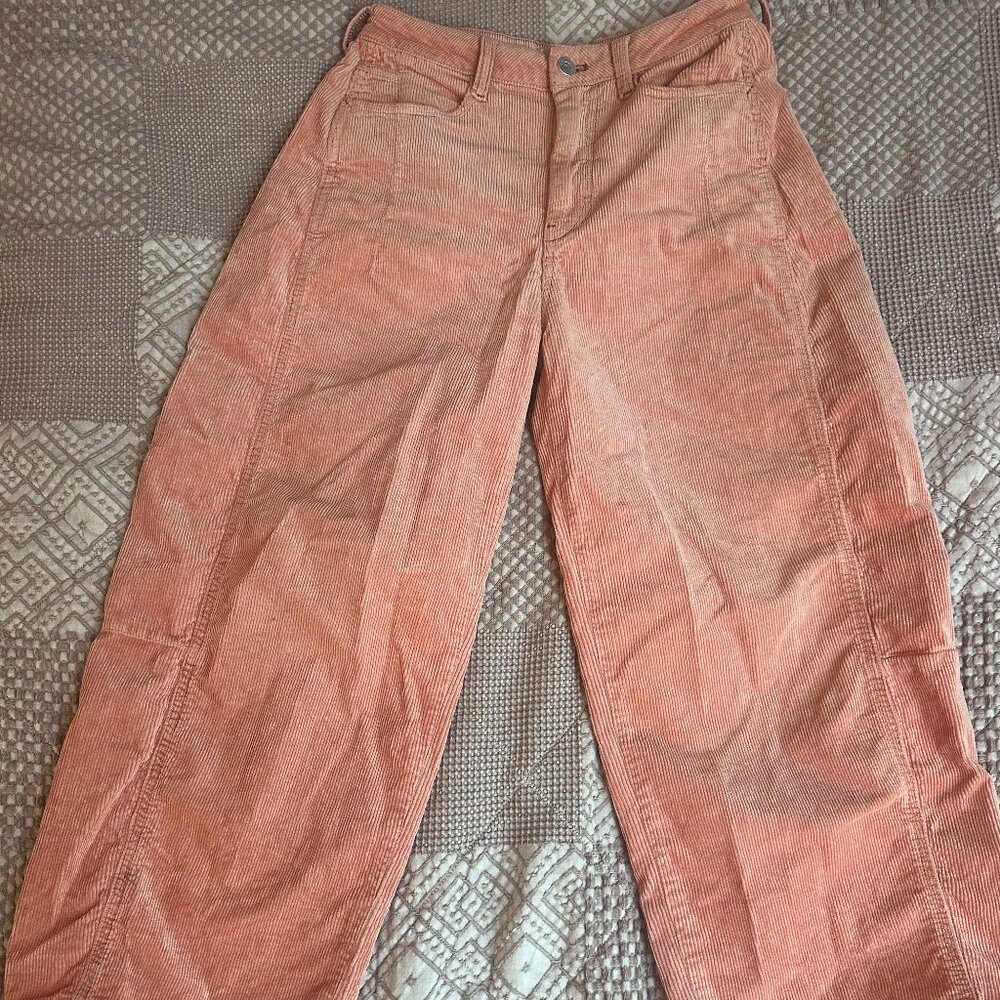Anthropologie Cord Barrel Pants
